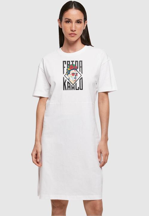 Immagine prodotto Merchcode Donna Frida Kahlo - Vestito organico con spacchi e scritte - 119485 (XXL)
