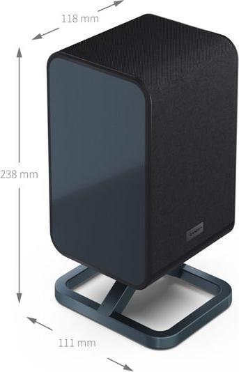 Produktbild Sharp Speakers HT-SPR52021(BK) Q Soundbar 2.0.2 Wireless Rear Surround Speakers, Black | (2.0.2 Kanal)