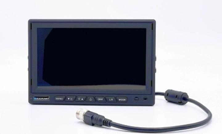 Actual product image Blaupunkt RVM 7.1 monitor for 2 rear view cameras