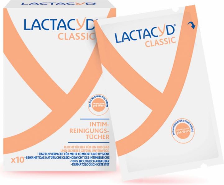 Image du produit Lactacyd Sachet de lingettes pour soins intimes (Lingettes intimes)