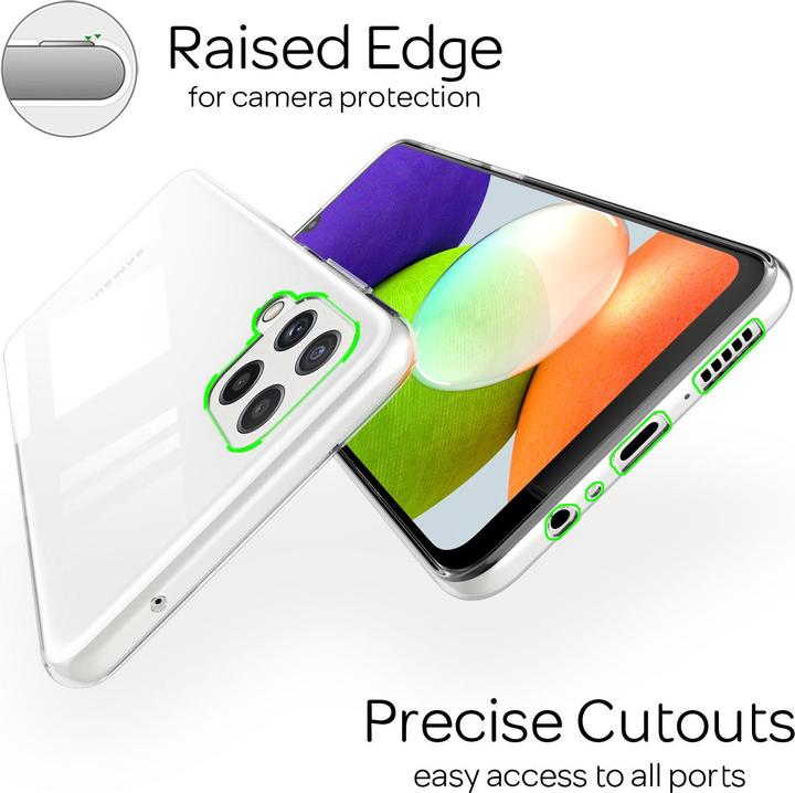 Produktbild Nalia Klare Silikon Handyhülle (Samsung Galaxy A22)