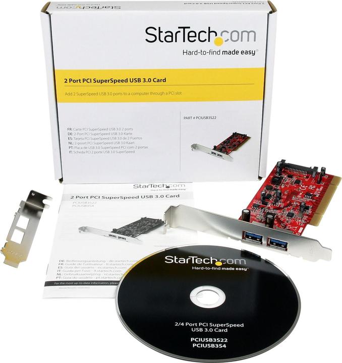 Image du produit StarTech 2 Port SuperSpeed USB 3.0 Card Adapter