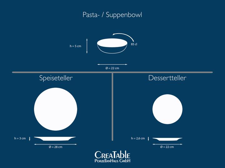 Produktbild CreaTable Uno (12 Stück)