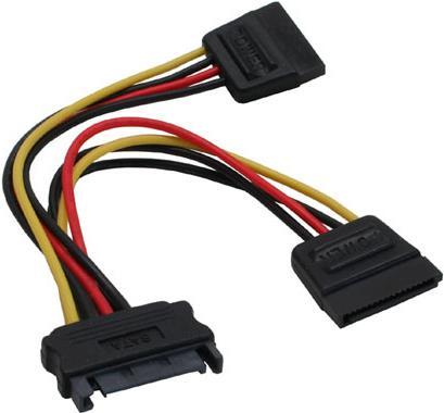 Productafbeelding InLine SATA voeding Y-kabel SATA beugel