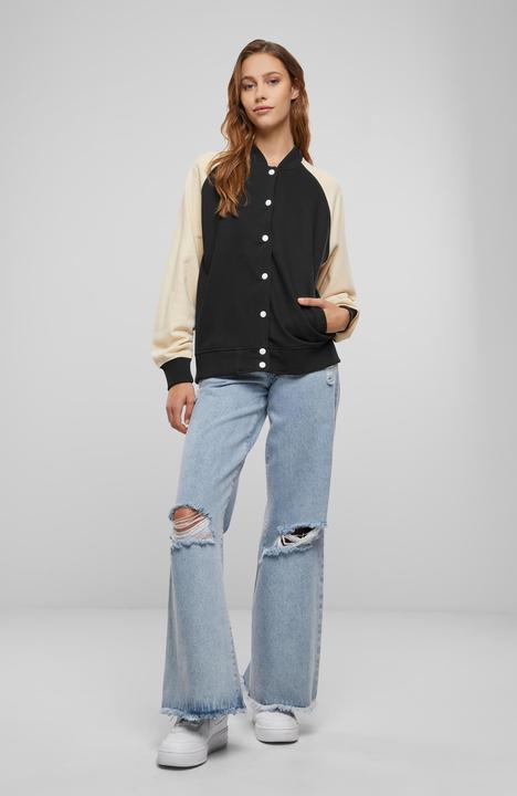 Produktbild Urban Classics Ladies Light Terry Raglan College Jacket - 166857 (S)