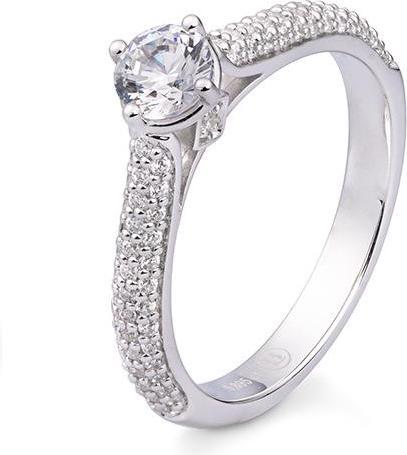 Breuning RING - BRILL. 0,91 Ct. H/si (53, 585/14 K Gold)