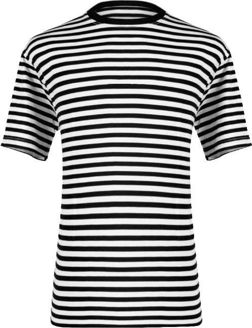 Produktbild Thetru Herren Ringelshirt kurzarm schwarz-weiss – alltagstauglich (M)