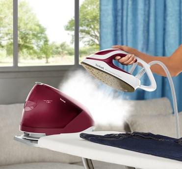 Image du produit Tefal GV9220 Centrale vapeur Durilium AirGlide Autoclean soleplate Bourgogne (2600 W, 540 g/min)