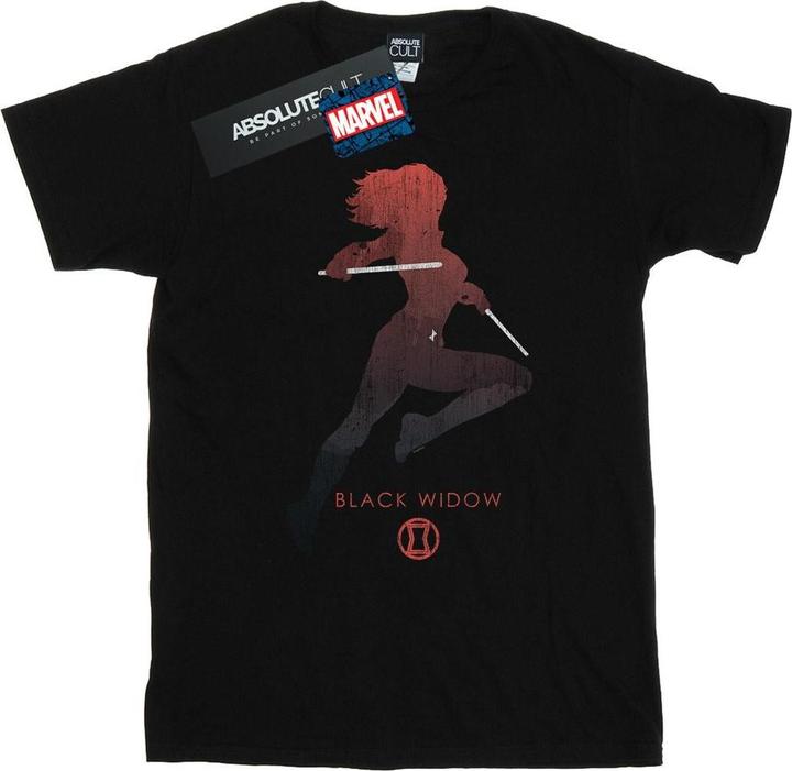 Produktbild Black Widow Silhouette TShirt (5XL)