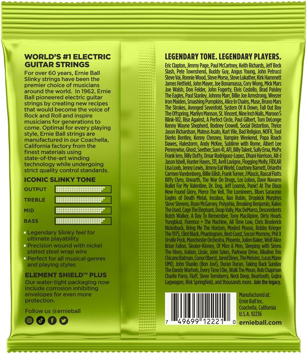 Productafbeelding Ernie Ball Normale Slinky 10-46 (6 x, Elektrische gitaar, 0.05")