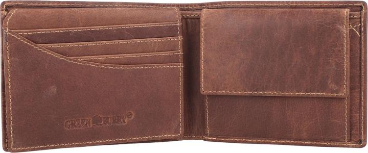 Actual product image Greenburry Vintage Sternzeichen Geldbörse Leder 12 cm