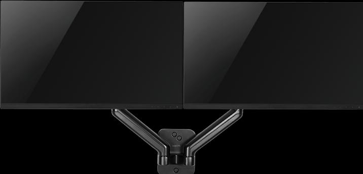 Produktbild LogiLink BP0146 Dual Monitorius Wandhalterung 17-32 Zoll Gasfeder 90-540 mm (Wand, 32")