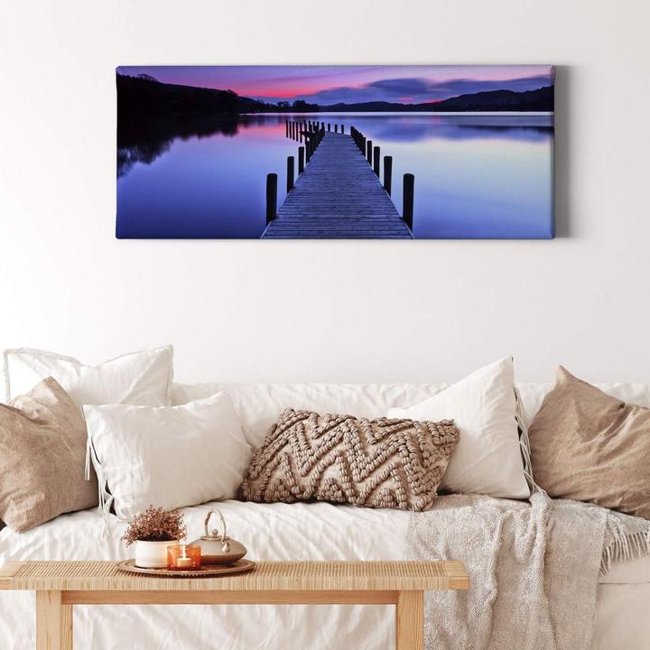 Actual product image Trenddeko Lake panorama (150 x 60 cm)