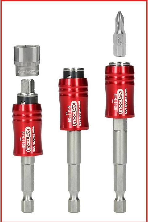 Actual product image KS Tools 1/4 2in1 quick change bit holder (1/4")
