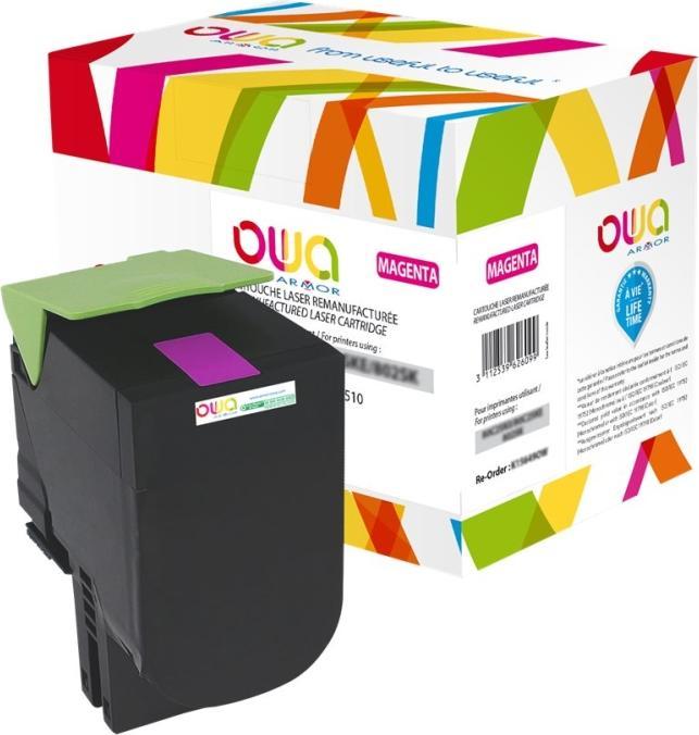 Produktbild Armor OWA OWA Toner komp. Lexmark 80C2SM0, 80C2SME (2000 S.) magenta (M)