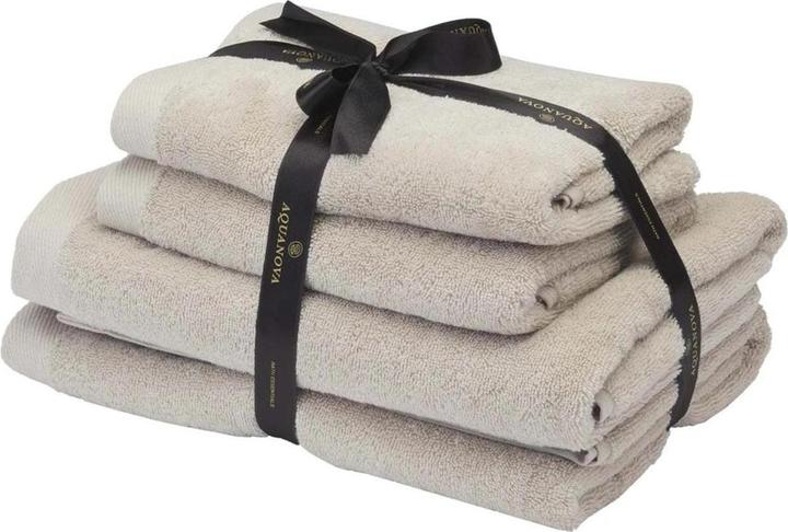 Produktbild Aquanova Handtuch Rio 4 Stück Beige (67 x 130 cm, 50 x 100 cm)