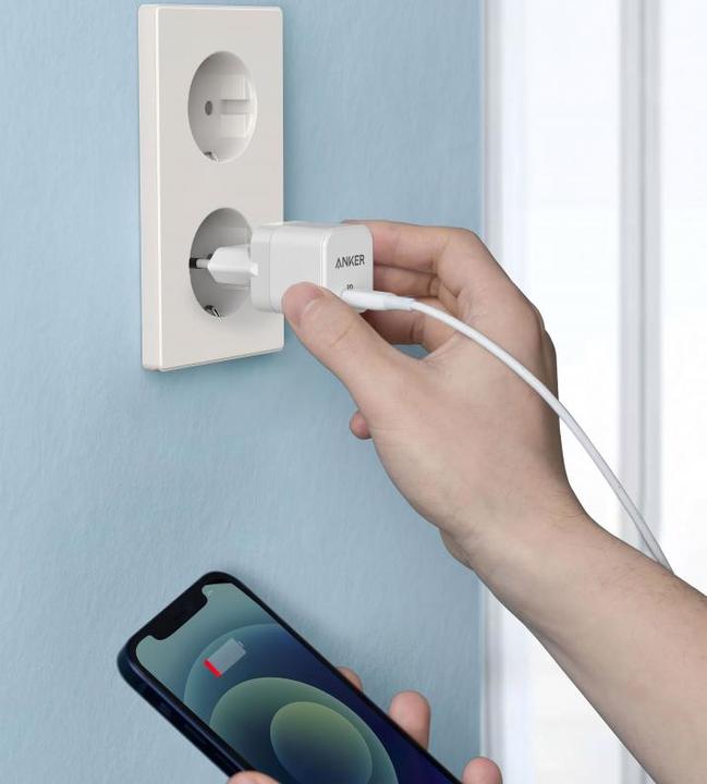 Image du produit Anker PowerPort III 20W Cube White EU (20 W)
