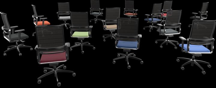 Actual product image Dauphin Lordo office swivel chair