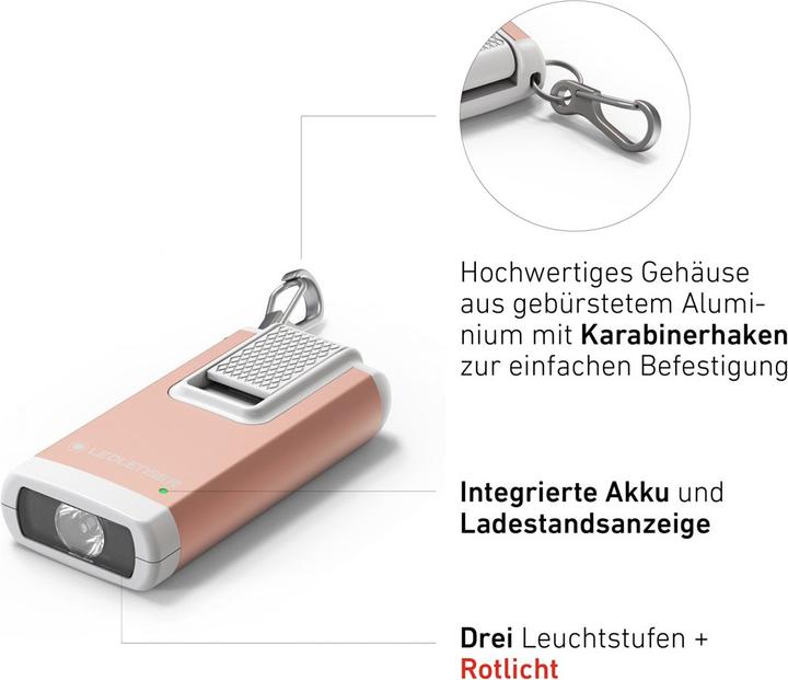 Immagine prodotto Ledlenser Ciondolo a chiave K6R (6.20 cm, 400 lm)