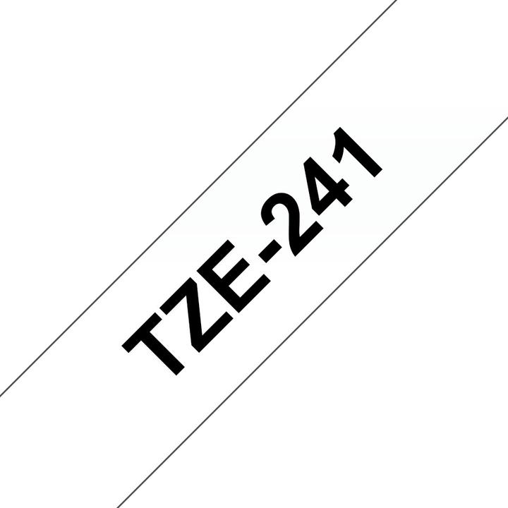 Image du produit Brother TZe-241 (1.80 cm, Noir, Blanc)