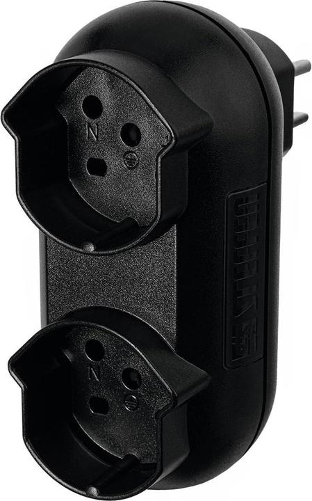 Steffen Adaptateur multiple STRONG 2xT15 (400V/10A) sw (Type 15, 2 x)