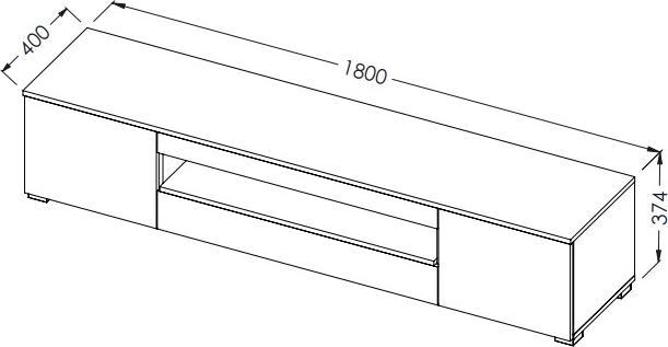 Immagine prodotto Cama R VIVA CZ/CZ+BI Mobile TV e centro d'intrattenimento 1 cassetto(i)