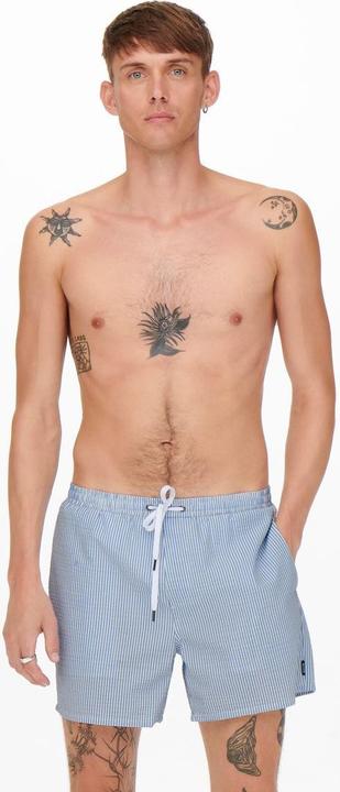 Actual product image Only & Sons Onsted Stripe Seersucker Swim Noos (M)