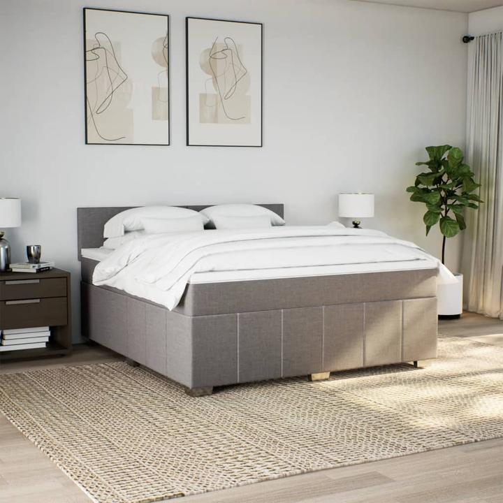 Image du produit VidaXL Bo x lit de saut avec matelas 120 x 190 cm Tissu (120 x 190 cm)