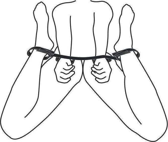 Actual product image Easytoys Wrist and Ankle Bondage Bar