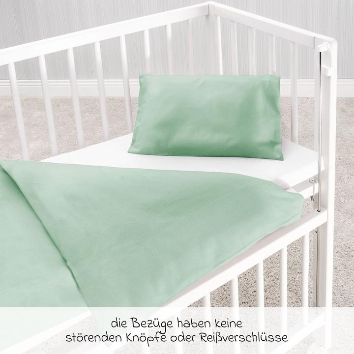 Produktbild Makian Babybettwäsche & Bettsets Bettwäsche 80 x 80 cm / 35 x 40 cm - Uni