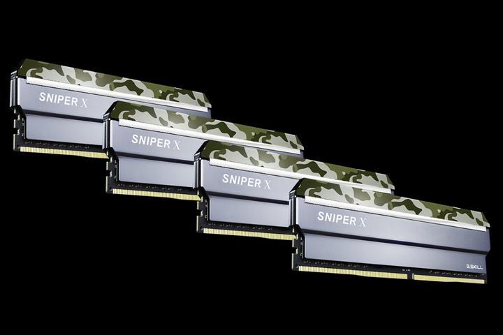 Actual product image G.Skill Sniper X Classic Camo (4 x 16GB, 2400 MHz, DDR4-RAM, DIMM)