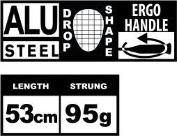 Actual product image Talbot Torro Badminton racket ELI Mini the introduction to the badminton learning concept, robust