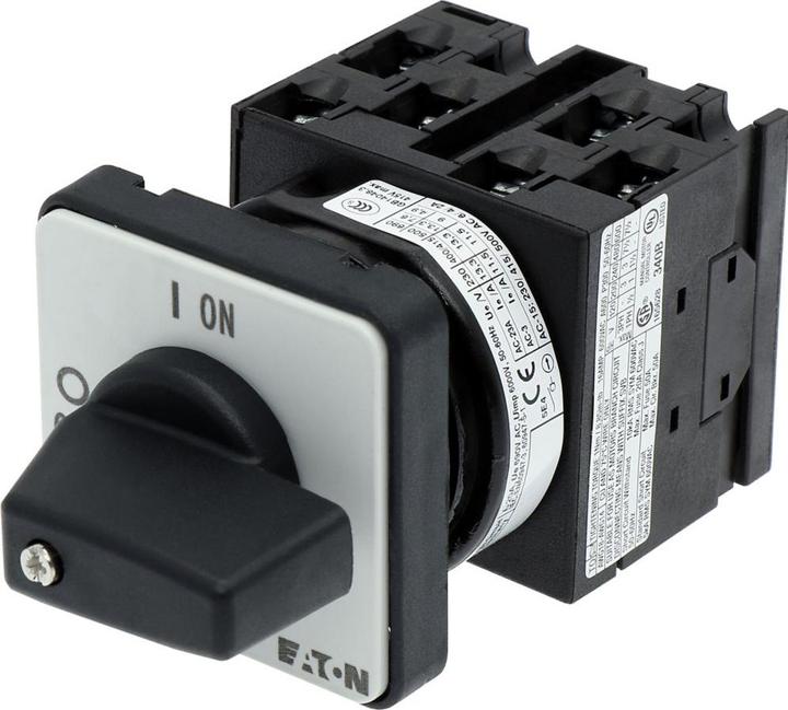 Produktbild Eaton ON-OFF switch, 6-pin, 20 A, 90 °, flush