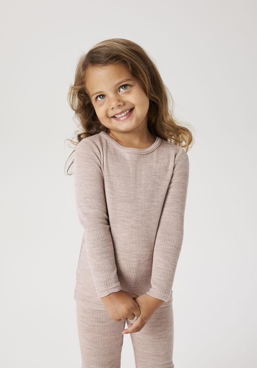 Actual product image Name it Nmnwax Wool Rib Ls Top Noos (122)