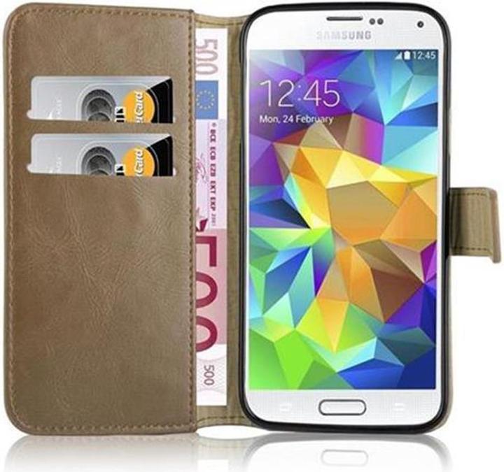 Produktbild Cadorabo Book Luxury Cover (Samsung Galaxy S5, Samsung Galaxy S5 Neo)