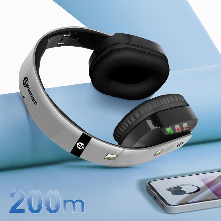 Produktbild Geemarc In Ear Kopfhörer CL7400 OPTI Funk TV Over Leichtbügel, Lautstärkeregelung, Headset (8 h, Kabellos)
