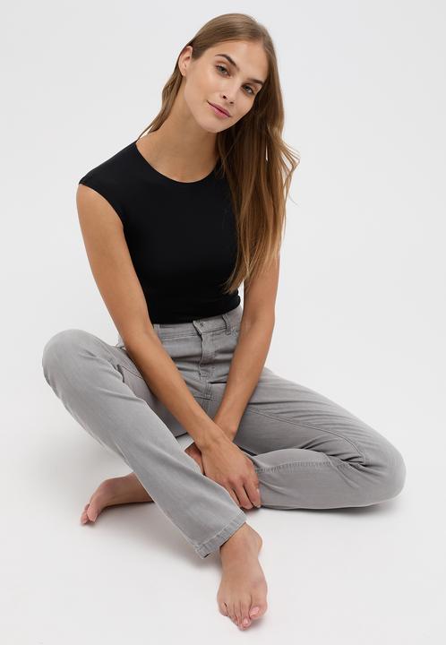 Actual product image Angels Cici Jeans Straight light grey used buf (W32/L30)