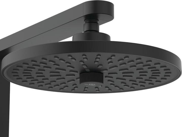 Actual product image Ideal Standard Shower system Alu+ without tap, 2 shelves, 2F hand shower, 2F overhead shower