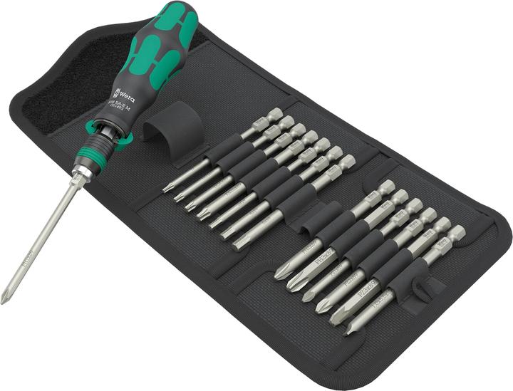 Wera Kraftform Kompakt 838 RA-R M Set 1 (Port, Phillipps cross recess (PH), Allen screw, Pozidriv cross recess (PZ), Pin-torx)
