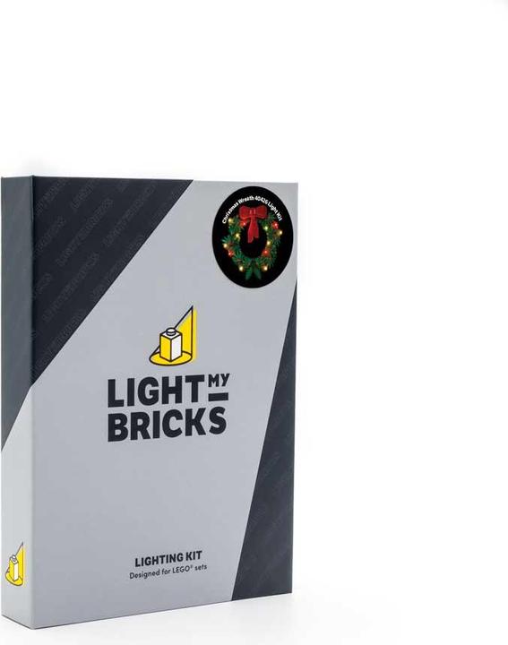 Actual product image Light my bricks LEGO® Christmas Wreath 2in1 # 40426 Light Kit