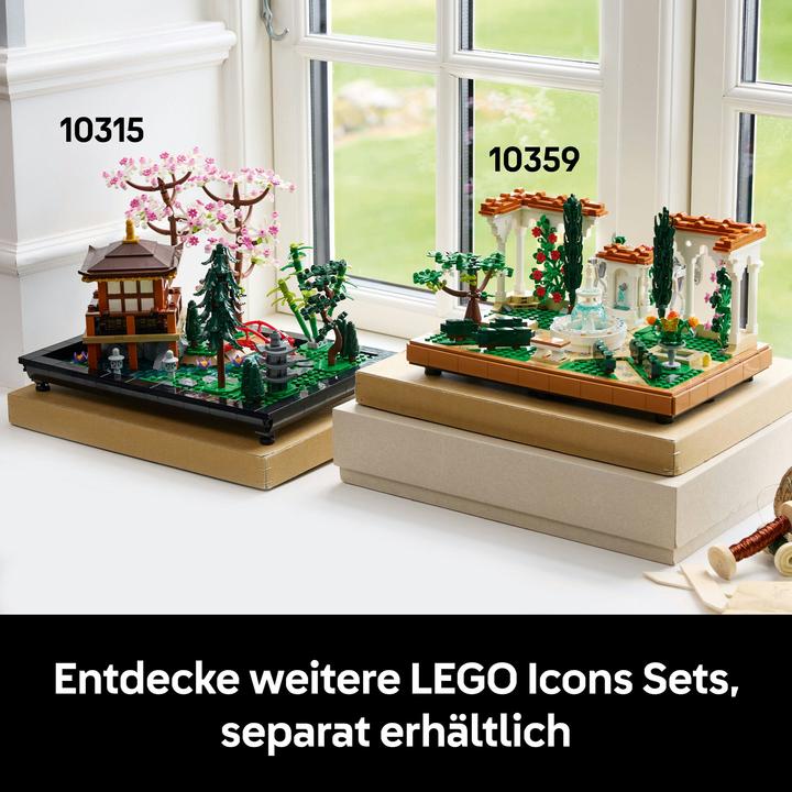 Actual product image LEGO Springbrunnen Garten (10359, LEGO Icons)
