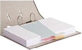 Immagine prodotto Soennecken Strisce divisorie oeco 1430 12,5/6,5x24cm blu 100pz.