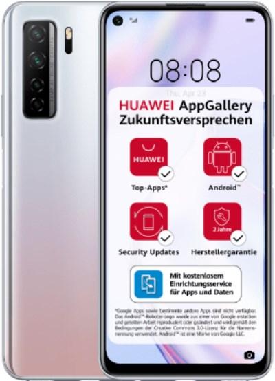 Produktbild Huawei P40 Lite 5G (128 GB, Space Silver, Hybrid Dual SIM, 4G)