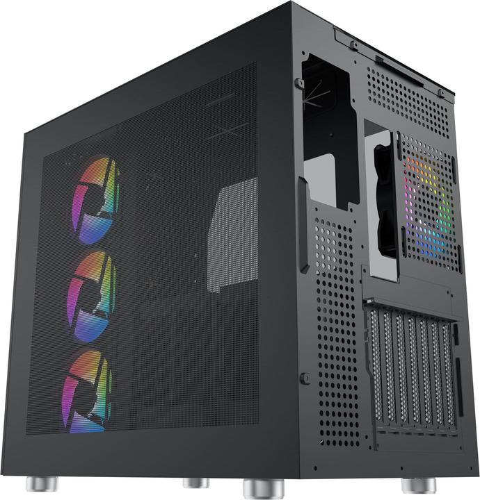 Image du produit Xigmatek Boitier Moyen Tour E-ATX Aqua Ultra RGB avec panneaux vitrés (Noir)