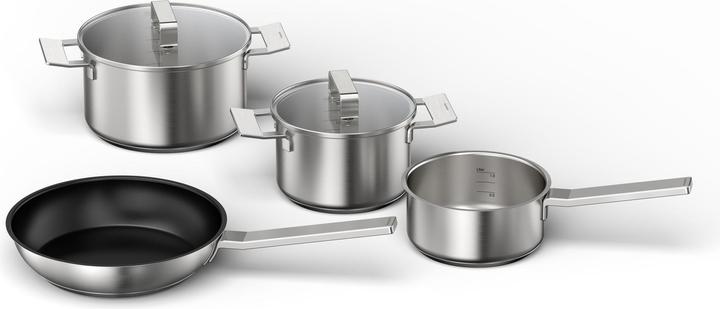 Neff Z9404SE0 4-piece saucepan set (18 cm, Pan set + pot set, Stainless steel)