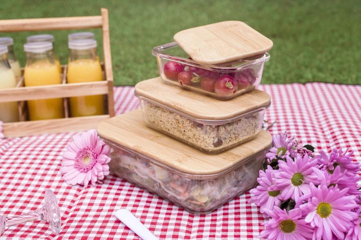 Produktbild Cosy&Trendy Picknickdecke rot/weiss, 130x147cm