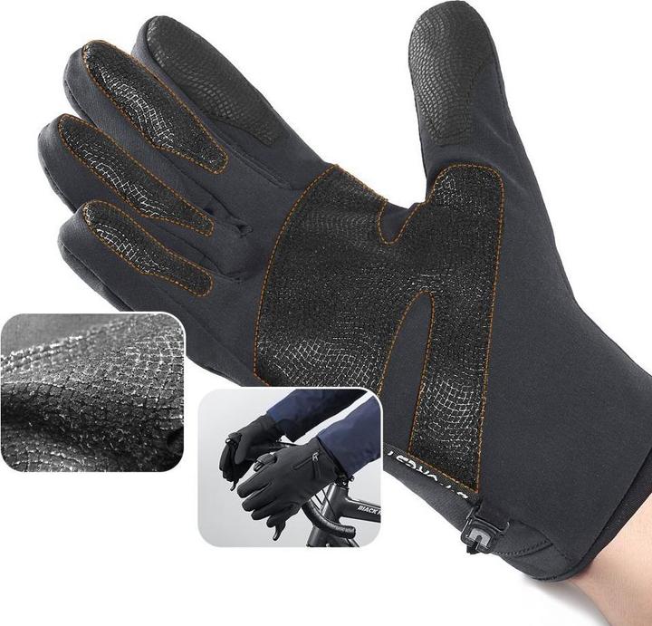 Hurtel Rutschfeste Winter-Handy-Sporthandschuhe (XL)