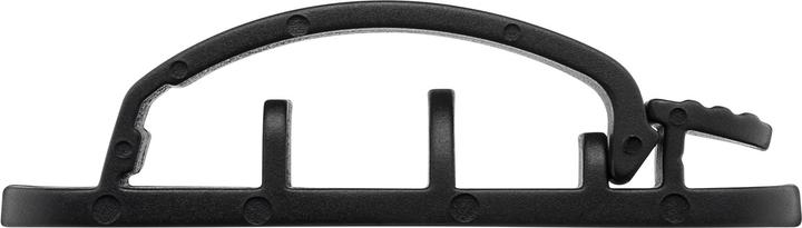 Produktbild Goobay Kabel Management Clip 3-Slots, schwarz (Kunststoffkabelbinder, 55 mm, 3 Stk.)