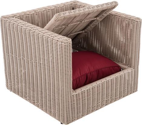 Produktbild Swisshandel24 Sessel Tibera 5mm rubinrot, perlweiss