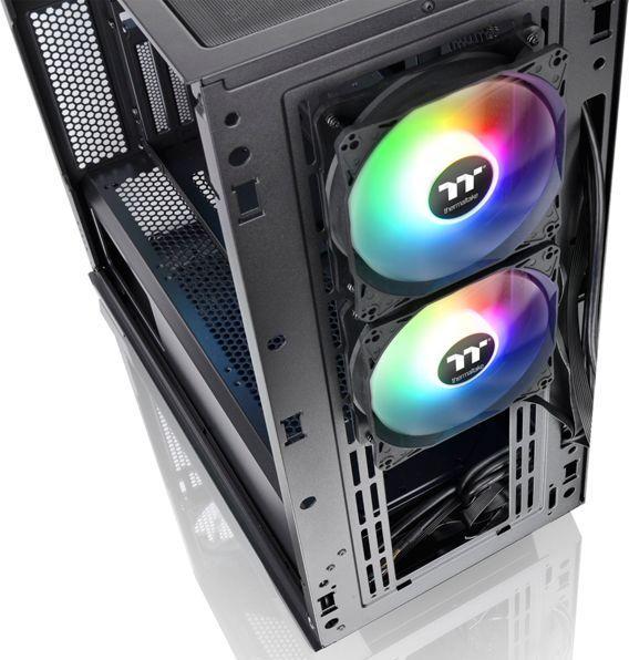 Actual product image Thermaltake Tt Divider 370 TG ARGB bk CA-1S4-00M1WN-00 (mATX, Mini-ITX, ATX)